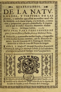 Quatro libros De la naturaleza, y virtudes de las plantas, y animales…